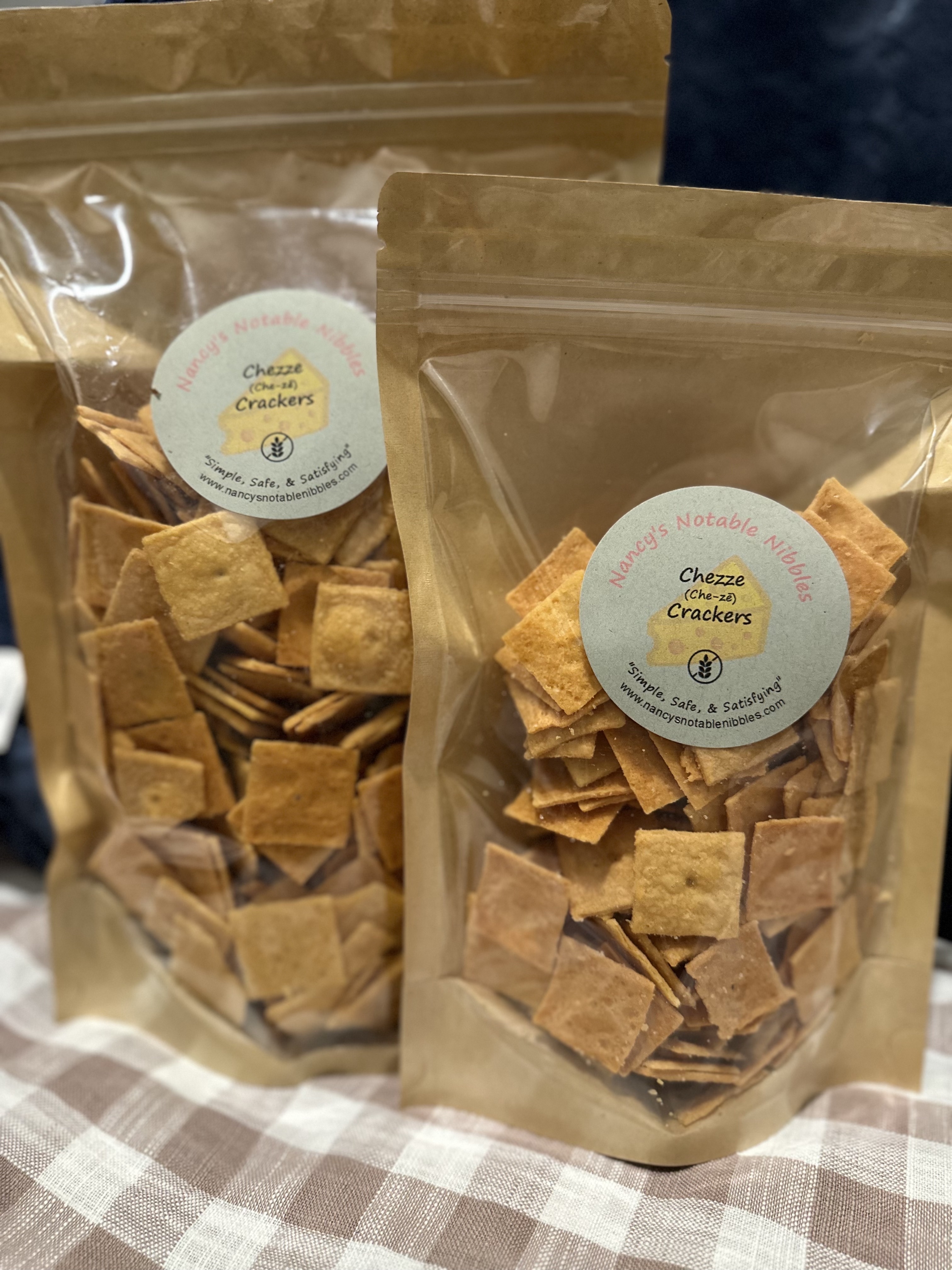 Chezze Crackers Packaged